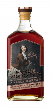 Fame and Misfortune Straight Rye Whiskey Finished in Angelica Casks bottle