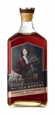 Fame and Misfortune Straight Rye Whiskey Cask Strength bottle