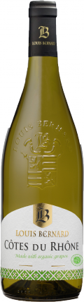 Côtes du Rhône Organic White bottle