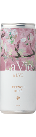 La Vie by LVE French Rosé bottle